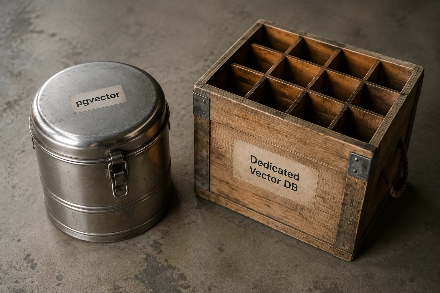 Dedicated Vector DB vs pgvector for Custom AI Apps